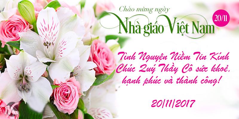 CHÚC MỪNG NGÀY HIẾN CHƯƠNG CÁC NHÀ GIÁO 20/11