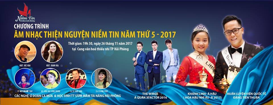 CHƯƠNG TRÌNH ÂM NHẠC THIỆN NGUYỆN NIỀM TIN -  NĂM THỨ 5 (2017)